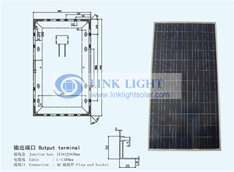 常用大功率钢化玻璃封装太阳能板
